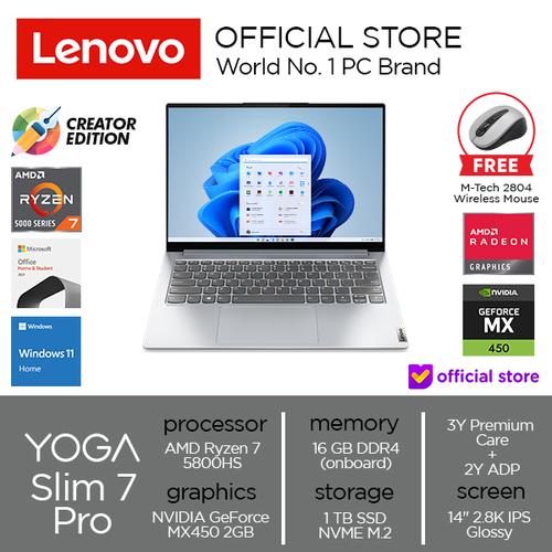[EZO.2000634] Lenovo Yoga Slim 7 Pro 14ACH5 D Ryzen 7 5800HS 16GB 1TB SSD MX450