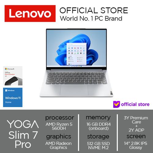 [EZO.2000654] Lenovo Yoga S7 Pro Ryzen 5-5600H 16GB 512GB Win 11 + OHS 2021