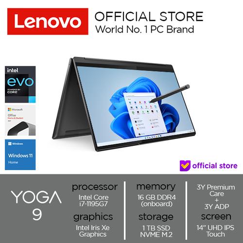 [EZO.2000668] Lenovo Yoga 9i Core i7-1195G7 16GB 1T SSD Win OHS