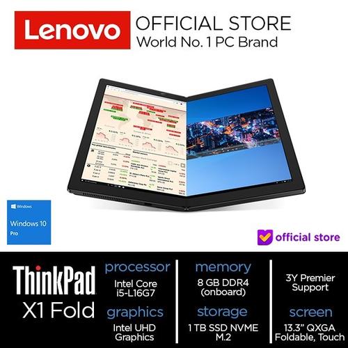 [EZO.2000689] ThinkPad X1 Fold i5-L16G7 8 GB 1 TB Windows 10 Pro - SPLITORDER (DION)
