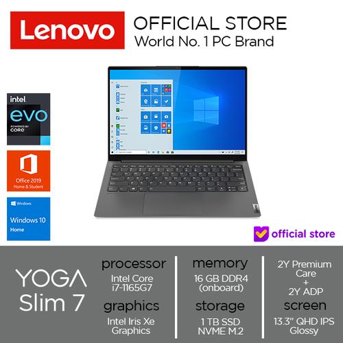 [EZO.2000691] Lenovo Yoga Slim 7 13ITL5 Core i7-1165G7 16GB 1T SSD QHD W10 OHS