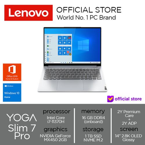 [EZO.2000695] Lenovo Yoga Slim 7 Pro Core i7-11370H 16GB 1TSSD MX450 2GB OLED W10