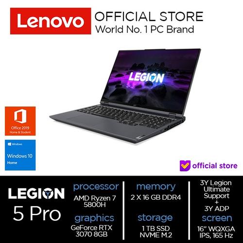 [EZO.2000696] Lenovo Legion 5 Pro Ryzen 7 5800H 32GB 1T SSDRTX (Ganda)