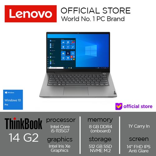 [EZO.2000705] Lenovo ThinkBook 14 G2 ITL Core i5-1135G7 8GB 512SSD Iris Xe W10 Pro