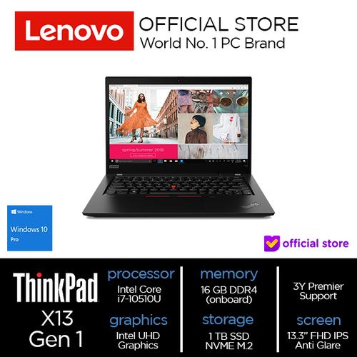 [EZO.2000739] Lenovo ThinkPad X13 Gen1 Core i7-10510U 16GB 1T SSD W10 Pro