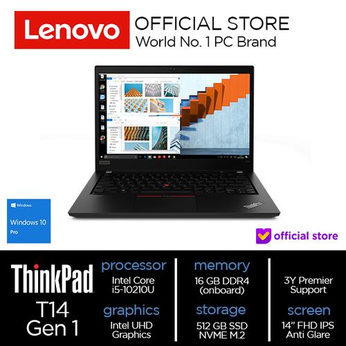 [EZO.2000742] Lenovo ThinkPad T14 Gen 1 Core i5-10210U 16 GB 512SSD W10 Pro