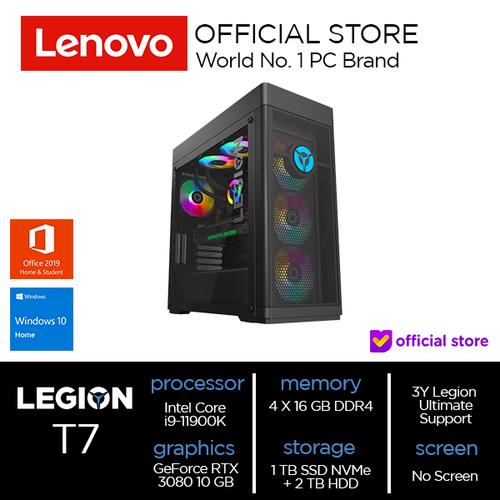 [EZO.2000752] Lenovo Legion T7 34IMZ5 Core i9-11900K 64GB 1TSSD RTX3080 10GB W10 OHS