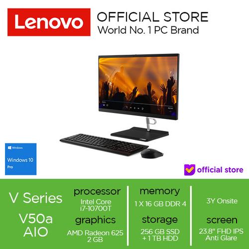 [EZO.2000766] Lenovo V50a-24IMB AIO Core i7-10700T 16GB 256 SSD+1T HDD Radeon 625