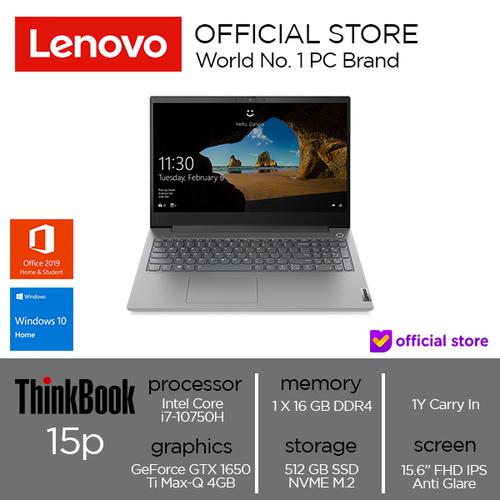 [EZO.2000767] Lenovo ThinkBook 15p IMH Core i7-10750H 16GB 512SSD GTX 1650 Ti Max-Q