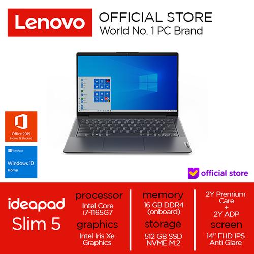 [EZO.2000775] Lenovo IdeaPad Slim 5 14ITL05 Core i7-1165G7 16GB 512 SSD Iris Xe
