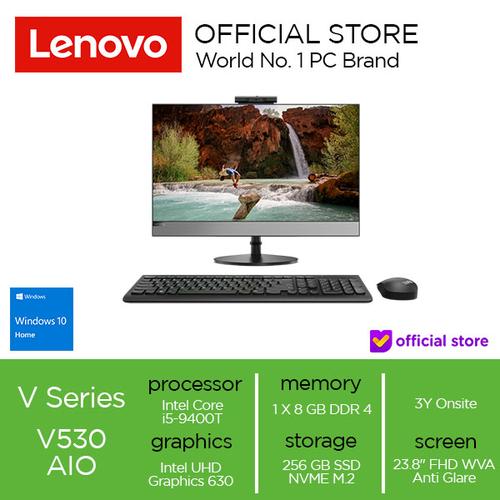 [EZO.2000799] Lenovo V530-24ICB Core i5-9400T 8GB 256SSD+1T HDD W10 Home