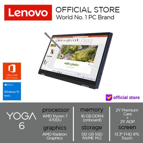 [EZO.2000801] Lenovo Yoga 6 13ARE05 Ryzen 7 4700U 16GB 512 SSD W10 OHS
