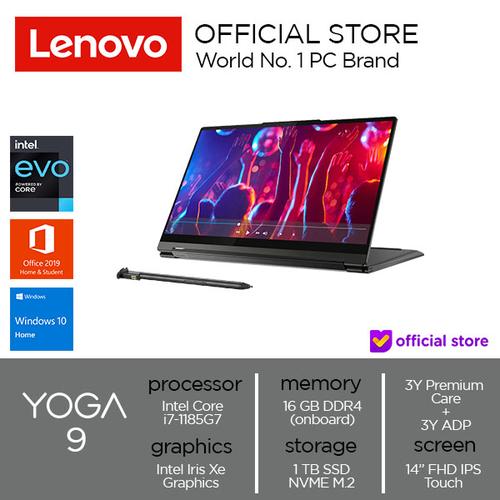 [EZO.2000802] Lenovo Yoga 9 14ITL5 Core i7-1185G7 16GB 1T SSD Intel Irish XE