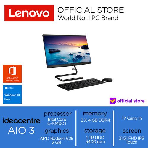 [EZO.2000805] Lenovo IdeaCentre AIO 3 22IMB05 Core i5-10400T 8GB 1T HDD Radeon 625
