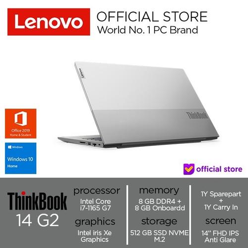 [EZO.2000808] Lenovo ThinkBook 14 G2 ITL Core i7-1165G7 16GB 512 SSD Muhammad