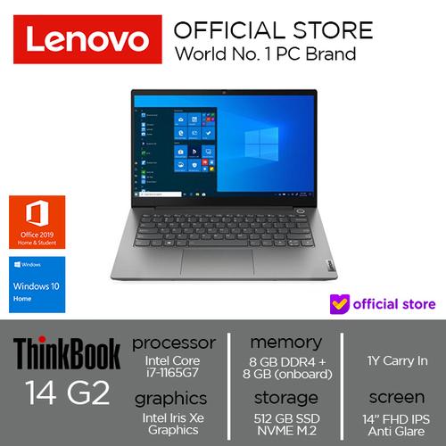 [EZO.2000810] Lenovo ThinkBook 14 G2 ITL Core i7-1165G7 16GB 512 SSD W10 OHS