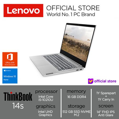 [EZO.2000825] Lenovo ThinkBook 14s IML Core i5-10210U 16GB 512 SSD Win10 OHS