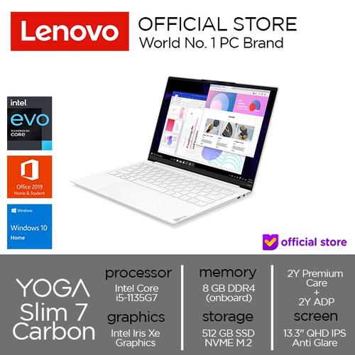 [EZO.2000886] Lenovo Yoga Slim 7i Carbon i5-1135G7 8GB 512SSD WIN10+OHS (82EV002YID)