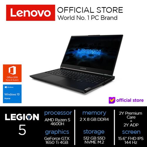 [EZO.2000895] Lenovo Legion 5 15ARH05 Ryzen 5 4600H 16 GB 512 SSD (82B500MLID)