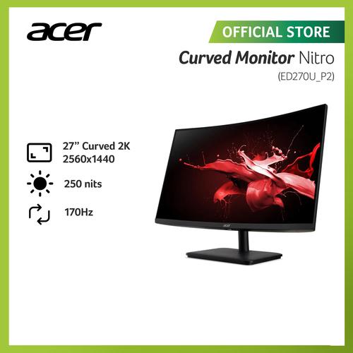[EZO.2100069] ACER MONITOR CURVED 27 INCH NITRO ED270U_P2 | CURVED 2K 170HZ
