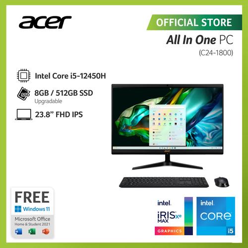 [EZO.2100115] ACER ASPIRE ALL IN ONE C24-1800-I5-512 23.8" I5-12450H 8GB 512GB