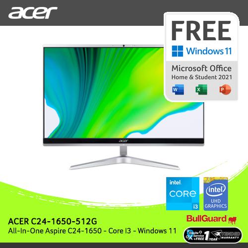 [EZO.2100280] All-In-One Aspire [C24-1650 - Core I3 - Windows 11 (23.8 Inch)]