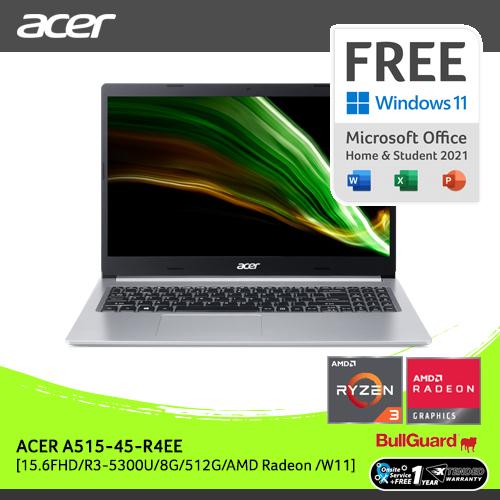 [EZO.2100310] Acer Aspire 5 A515-45-R4EE [R3-5300U,8G,512GB] NX.A7YSN.006