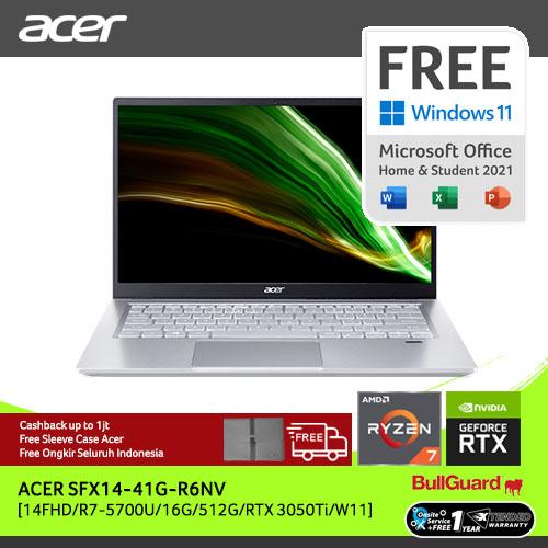 [EZO.2100317] ACER SFX14-41G-R6NV [14FHD/R7-5700U/16/512G/RTX3050Ti/OPI]NXAZ9SN002