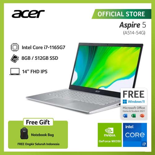 [EZO.2100327] ACER Aspire 5 A514-54G-73B6 [14FHD/i7-1165G7/8G/512G/MX350] NXA20SN007