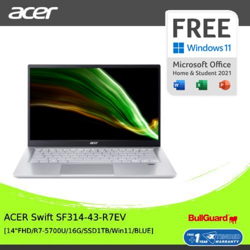 [EZO.2100328] ACER Swift SF314-43-R7EV [14"FHD/R7-5700U/16G/SSD1TB] NX.ACPSN.002