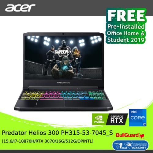[EZO.2100367] ACER Helios 300 PH315-53-7045_S [15,6/i7-10870H/RTX 3070] UN.QATSN.001