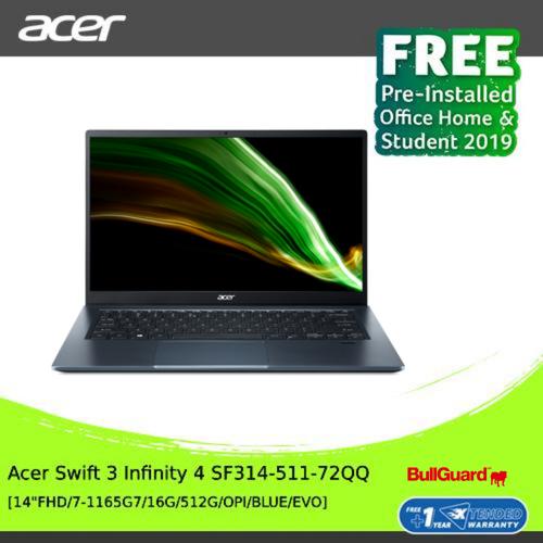[EZO.2100369] ACER SF314-511-72QQ [14"FHD/7-1165G7/16G/512G] NX.ACXSN.008