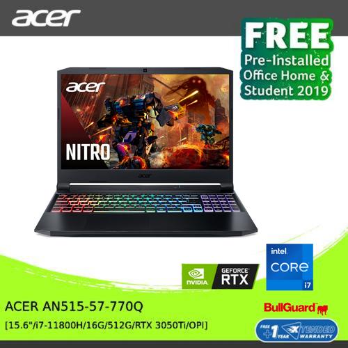 [EZO.2100374] ACER AN515-57-770Q [15.6"/i7-11800H/16G/512G] NH.QEQSN.001