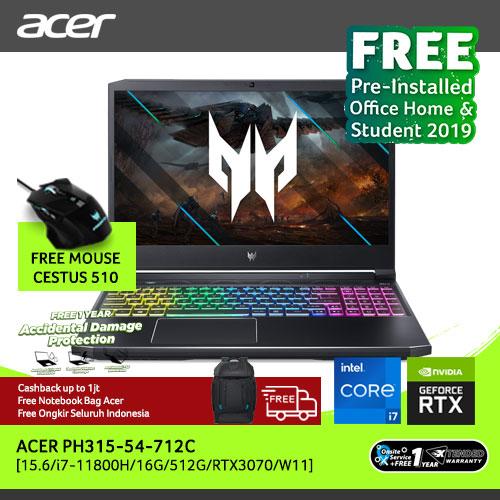[EZO.2100417] ACER Predator Helios300 PH315-54-712C [i7-11800H] NH.QC1SN.001