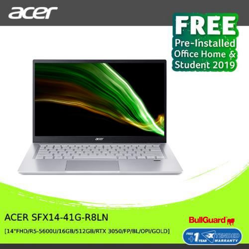 [EZO.2100428] ACER Swift X SFX14-41G-R8LN [R5-5600U/16GB/RTX 3050] Gold NX.AU6SN.002