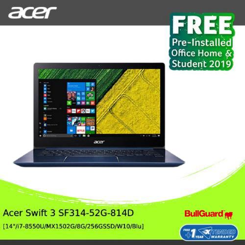 [EZO.2100709] Acer Swift 3 SF314-52G-814D [Intel Core i7-8550U] [NX.GQWSN.002]