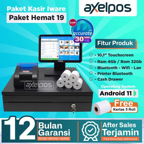 [EZO.7800012] Paket Alat Mesin Kasir Android Umkm Iware