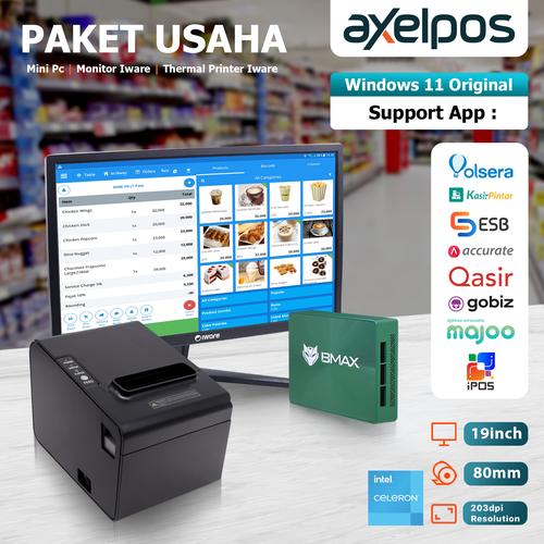 [EZO.7800033] Paket Alat Mesin Kasir Retail Store Iware