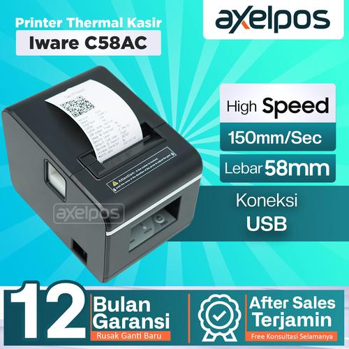 [EZO.7800217] PRINTER KASIR THERMAL IWARE IW-58AC AUTO CUTTER