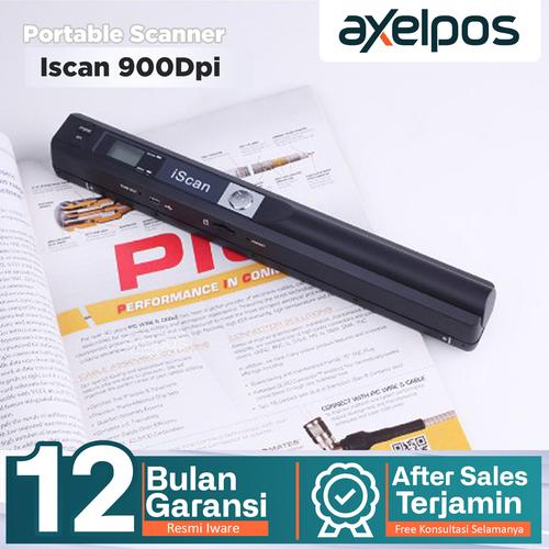 [EZO.7800287] Scanner Portable iScan Handy Scanner Resolusi 900Dpi With MicroSD Slot