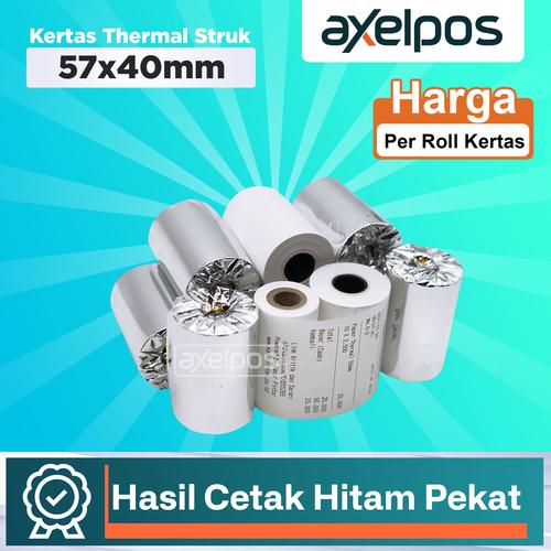 [EZO.7800354] Kertas Thermal Struk Kasir Iware 57x38mm / 57x40mm