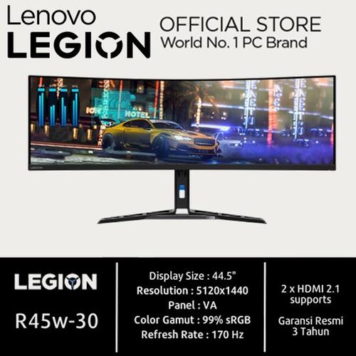[EZO.2400012] LENOVO LEGION CURVE R45W-30 MONITOR 44.5" QHD IPS 165HZ SRGB