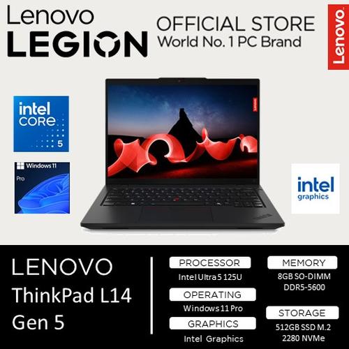 [EZO.2400014] Lenovo ThinkPad L14 Gen 5 ULTRA 5 125U 8GB 512GB W11PRO 14" WUXGA