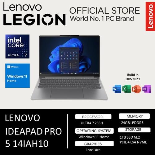 [EZO.2400031] Lenovo Ideapad Pro 5 14IAH10 OLED Ultra 7 255H 24GB 1TB W11+OHS 14" 2.8K 120HZ EVO