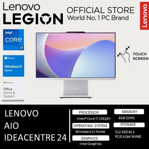 [EZO.2400038] Lenovo AIO IdeaCentre AIO 24IRH9 TOUCH i7 13620H 8GB 512GB W11+OHS 23.8FHD IPS