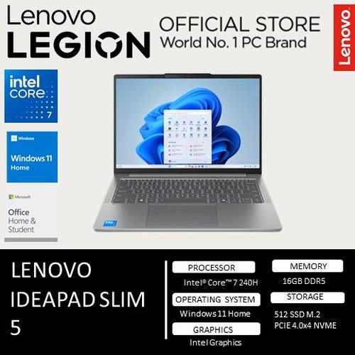 [EZO.2400042] Lenovo Ideapad Slim 5 14IRH10R OLED Core 7 240H 16GB 512GB W11+OHS 14" WUXGA