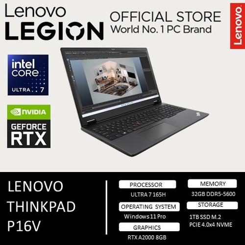 [EZO.2400068] Lenovo Thinkpad P16V G2 Ultra 7 165H RTX A2000 8GB/ 16GB 1TB W11PRO 16" WUXGA