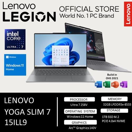 [EZO.2400073] Lenovo Yoga Slim 7 15ILL9 Touch Ultra 7 258V 32GB 1TB W11+OHS 15.3 2.8K 120HZ 100DCIP3