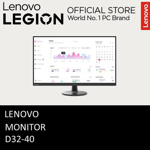 [EZO.2400076] Lenovo Monitor D32-40 31.5" FHD VA Panel 60Hz Anti-glare