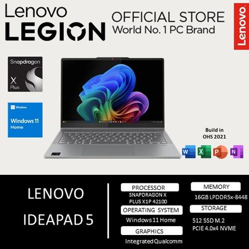 [EZO.2400082] Lenovo Ideapad 5 2in1 14Q8X9  OLED Snapdragon X PLUS X1P 42100 16GB 512GB W11+OHS 14" WUXGA